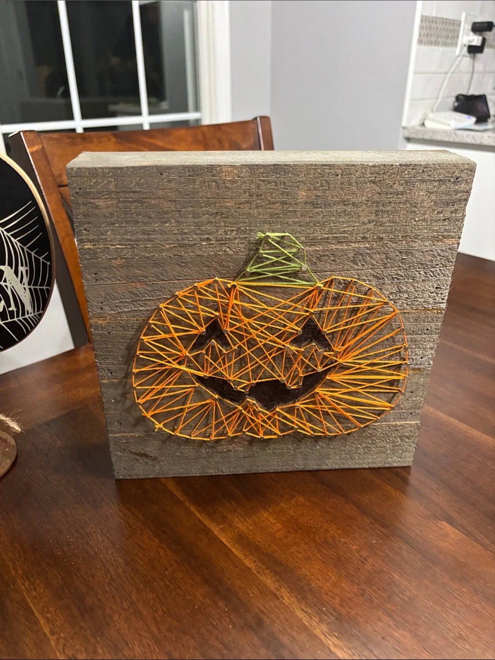 Halloween Pumpkin String Art Wall Decor - Orange